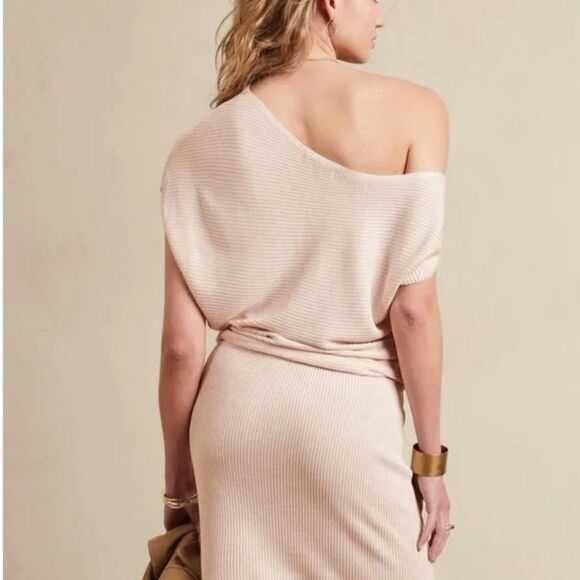 NWT BANANA REPUBLIC RIB SWEATER DRESS - Picture 4 of 11